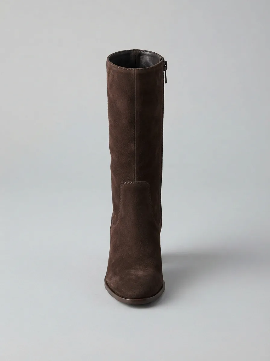 The Louise Et Cie Winslow suede mid-calf boot displayed against a clean, light background.